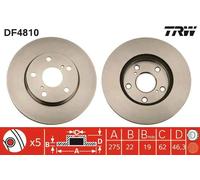TRW DF4810 Disco freno