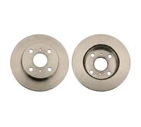 TRW Disco freno DF4884 ventilato anteriore 229 2 pezzi per Toyota Starlet