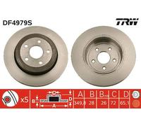 TRW DF4979S Disco freno