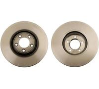 2x Disco freno ventilato DF6073S TRW per JAGUAR DAIMLER