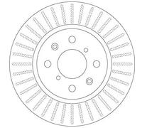 Disco freno TRW DF6232 anteriore, ventilato, 1 Pezzo