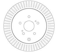 Disco freno TRW DF6351 per SUZUKI XL7 (DA, DB) 3.6 2007-2009