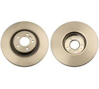 2x Disco freno ventilato DF6408S TRW per BMW X5 X6