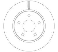 TRW DF6415 Disco freno