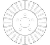 TRW DF6491 Disco freno