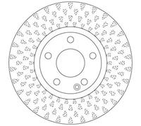 Disco freno TRW DF6501 anteriore, ventilato, 1 Pezzo
