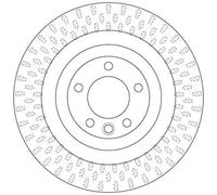Disco freno TRW DF6505S posteriore, ventilato, 1 Pezzo