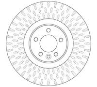 Disco freno TRW DF6508S anteriore, ventilato, 1 Pezzo