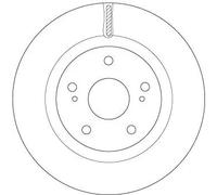 TRW DF6576 Disco freno