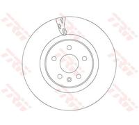 Disco freno TRW DF6700S anteriore, ventilato, altamente carbonizzato, 1 Pezzo