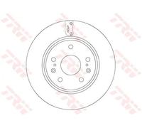 2x Disco freno ventilato DF6703 TRW per SUZUKI SX4 S-CROSS VITARA