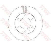 2x Disco freno ventilato DF6812S TRW per FORD RANGER