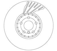 2x Disco freno ventilato DF6890S TRW per BMW 7 5 5 Touring 6 Gran Turismo X3 3