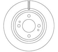 TRW DF6908 Disco freno