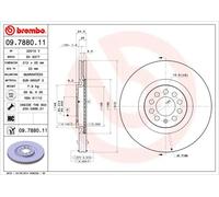 2x Disco freno ventilazione interna 09.7880.11 BREMBO per VW AUDI SEAT SKODA