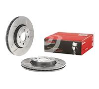 2x Disco freno ventilazione interna 09.8137.76 BREMBO per RENAULT DACIA