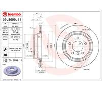 BREMBO 09.8699.11 Disco freno