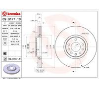 BREMBO 09.9177.11 Disco freno