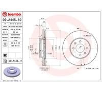 COPPIA DISCHI FRENO ANT BREMBO HYUNDAI i20 1.2 57KW 08>12 09A44511
