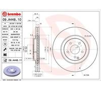 Disco freno BREMBO 09A44811 anteriore, ventilato, altamente carbonizzato, 1 pezzo