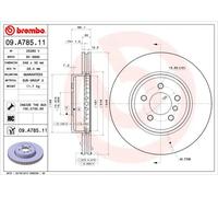 BREMBO 09.A785.11 Disco freno