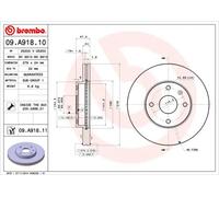 2x Disco freno ventilazione interna 09.A918.11 BREMBO per CHEVROLET EPICA