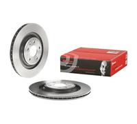 2x Disco freno ventilazione interna 09.B040.11 BREMBO per AUDI Q5 A5 A4 B8