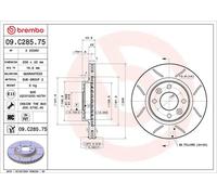 BREMBO 09.C285.75 Disco freno