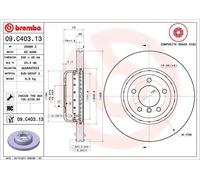 BREMBO 09.C403.13 Disco freno