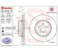 2x Disco freno ventilazione interna 09.C419.13 BREMBO per BMW 5 Touring 6 5