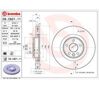 BREMBO 09.C821.11 Disco freno