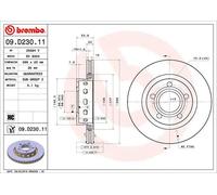 Discofreno BREMBO 09.D230.11 per AUDI A6 C5 (4B2) 4.2 1998-2005