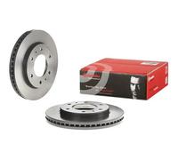 2x Disco freno ventilazione interna 09.D576.11 BREMBO per MITSUBISHI FIAT