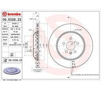 BREMBO 09.E028.23 Disco freno