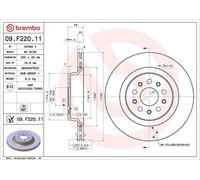 BREMBO 09.F220.11 Disco freno