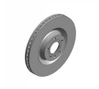 1X Disco Freno Zimmermann 100.3326.20 Coat Z per Audi Assale Anteriore