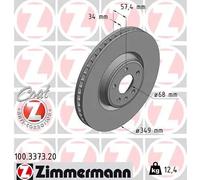 ZIMMERMANN 100.3373.20 Disco freno