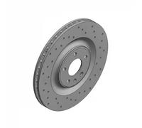 ZIMMERMANN Disco freno 100.3376.52 Posteriore Ø350 mm ventilato forato per Audi Q7/A8/D5 2 pezzi
