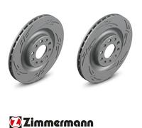 2x Disco freno ventilazione interna 110.2223.53 ZIMMERMANN per ALFA ROMEO GIULIA