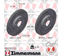 ZIMMERMANN 150.2927.53 Disco freno