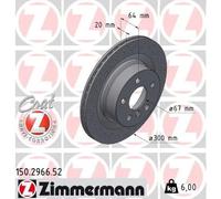 ZIMMERMANN 150.2966.52 Disco freno