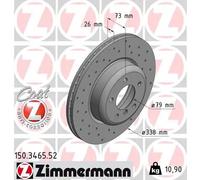 ZIMMERMANN 150.3465.52 Disco freno