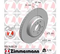 ZIMMERMANN 150.3480.20 Disco freno