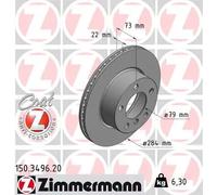 2 Zimmermann Dischi Freno 284mm Frontale per BMW 1 2 Coupe F22 Cabriolet F23