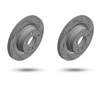 Set di 2 dischi freno per BMW F20 F21 F23 F22 F87 F30 F80 E93 F34 E91 F31 F33 F83 F32 F82 F36 2011-2011