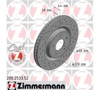 ZIMMERMANN 200.2533.52 Disco freno