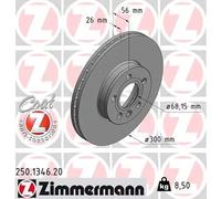 ZIMMERMANN 250.1346.20 Disco freno