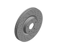 2x Disco freno ventilazione interna 250.1377.52 ZIMMERMANN per FORD