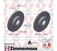 ZIMMERMANN 285.3510.53 Disco freno