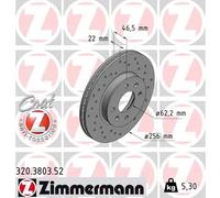 ZIMMERMANN 320.3803.52 Disco freno